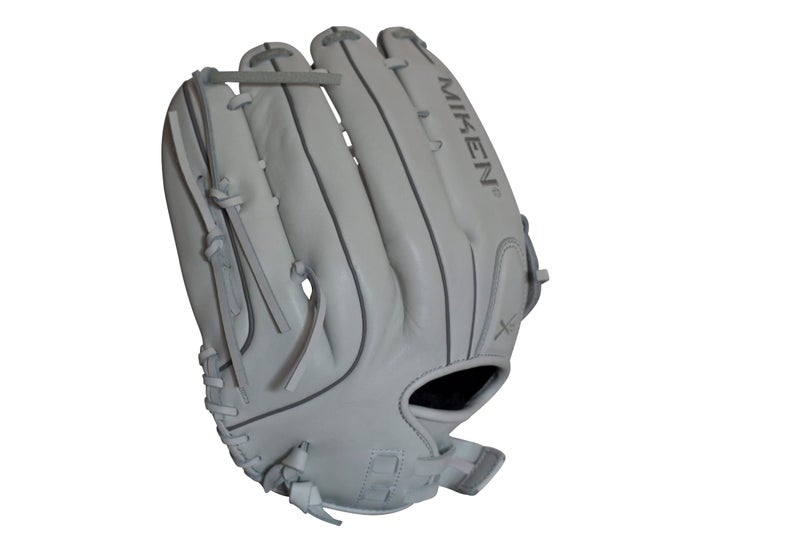 Miken | PRO SERIES Slowpitch Softball Glove | 13' | White | RHT - Image 5